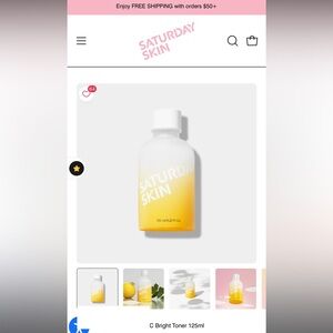 Saturday Skin C Bright Toner - Yellow